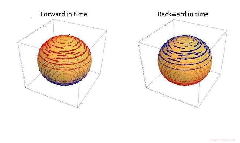Zeitgeist Superconductors: How Materials Distinguish Past from Future