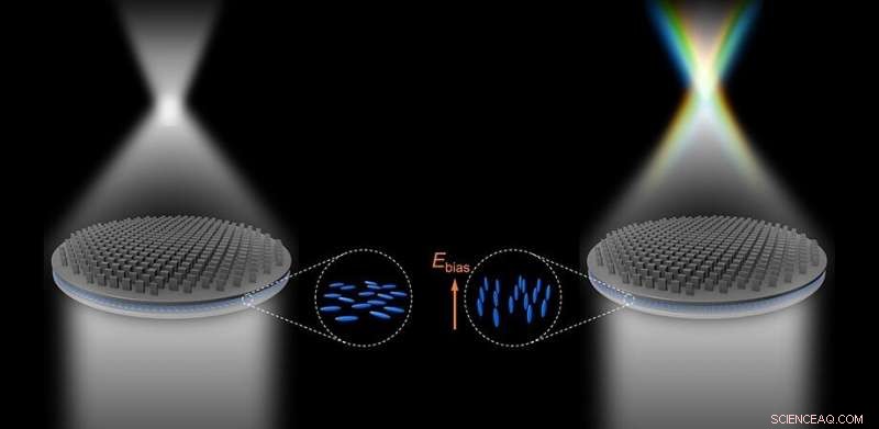 Advanced Liquid Crystal Metalens Enables Versatile Color Focusing