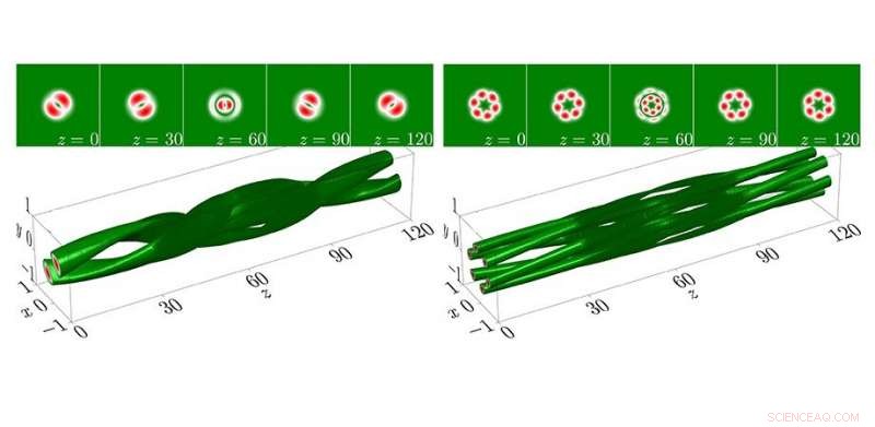 Novel Waveguides Guarantee Stable Azimuthon Propagation