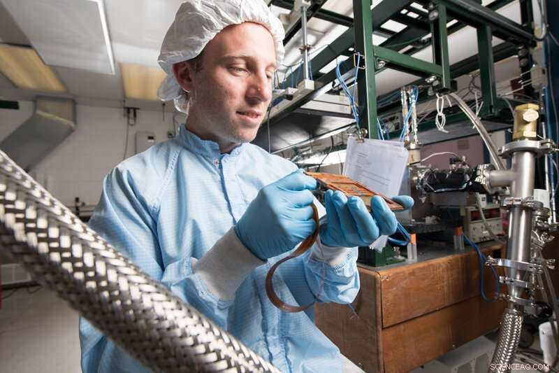 Defining the Ampere Using a Supersensitive Particle Detector