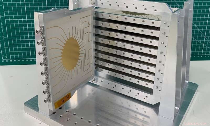 Microwave Lens Innovation Powers 64-Channel Satellite Antenna