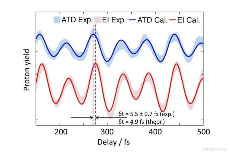 Molecular Rotation as a Natural Internal Clock