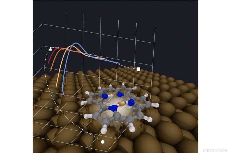Metallic Surfaces Facilitate Quantum Tunneling in Porphycene Molecules