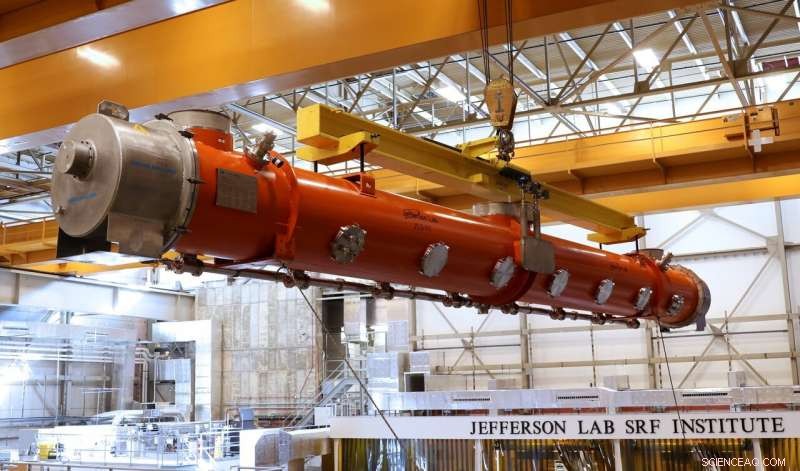 Jefferson Accelerator Shipped Cryomodule for LCLS Laser Upgrade, Journeying to SLAC