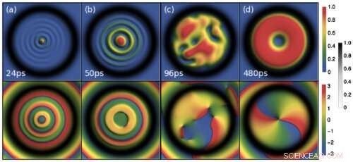 Revealed: A Novel Mechanism for Creating Giant Vortices in Light-Based Quantum Fluids