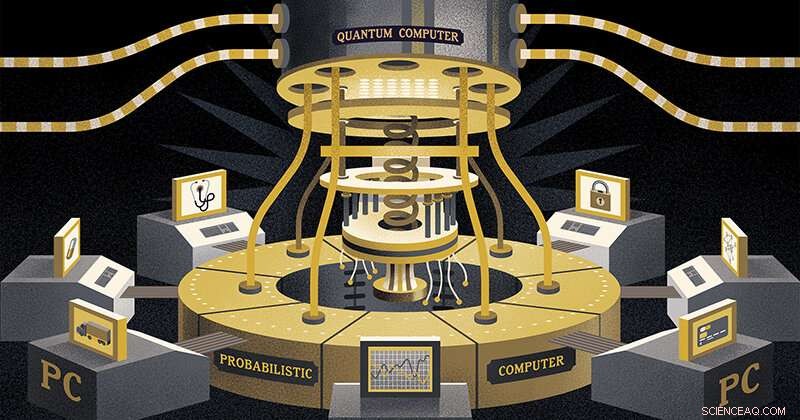 Pioneering Probabilistic Computing: Bridging Classical and Quantum Technologies