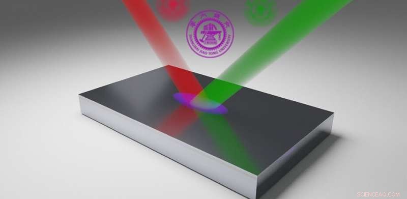 Subwavelength Imaging Enabled by Nonlinear Wave Mixing