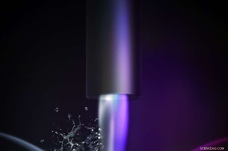 Plasma Jets Reduce Water Splashing, New KAIST Research Reveals