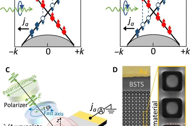 Giant Circular Photogalvanic Effect in Topological Insulator Metamaterials