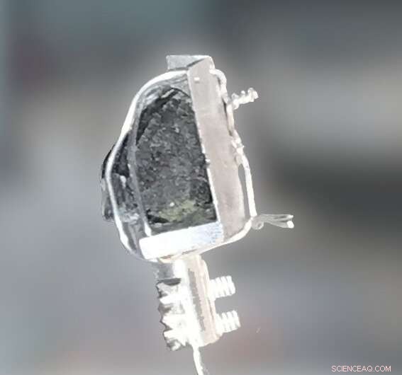 Kardar-Parisi-Zhang Hydrodynamics Observed in a Quantum Material