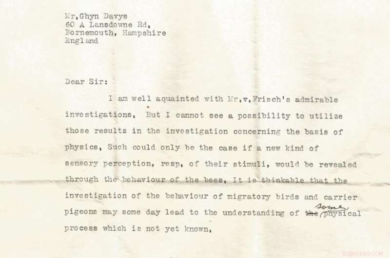 Einstein’s Rediscovered Letter Predicts Physics‑Biology Link 70 Years Before Modern Evidence