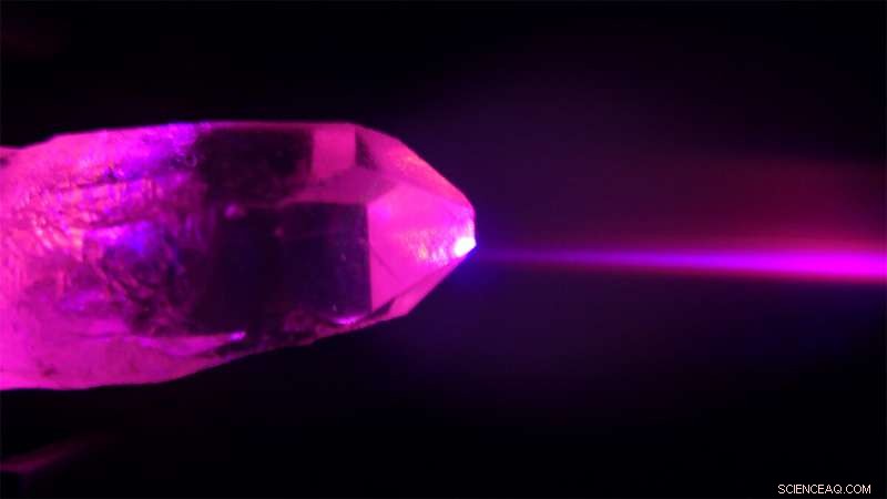 Custom Laser Fields Unveil Hidden Properties of Transparent Crystals