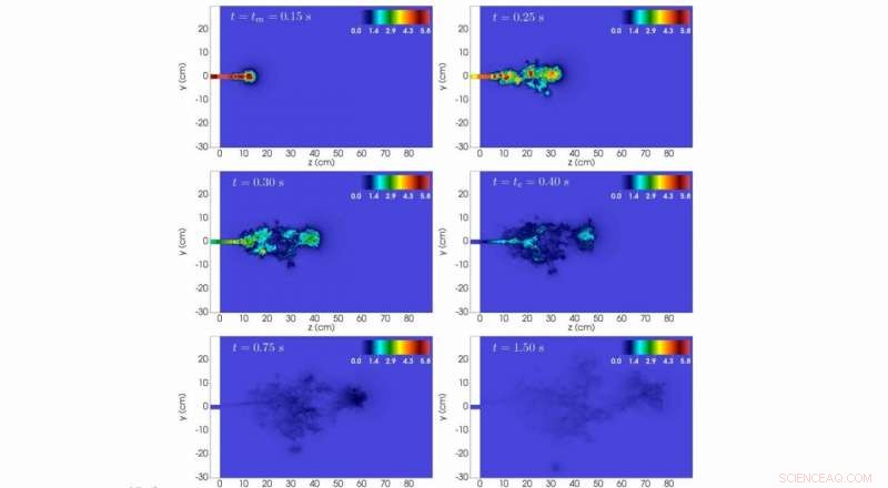 Simulating Airflow Dynamics Following a Sneeze: A Detailed Study