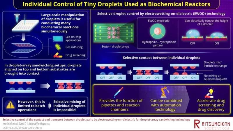 Tiny Droplet Controllers: Precision Biochemical Reactors in Lab‑On‑Chip Systems