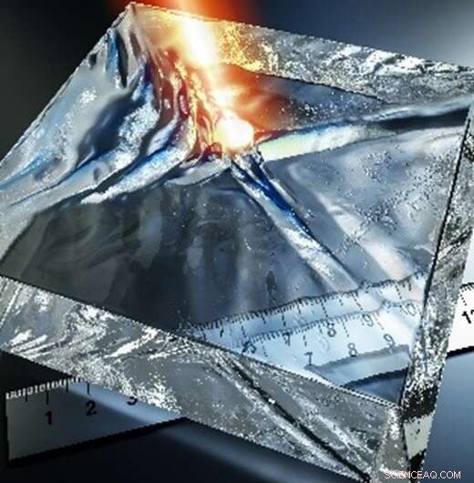 First Observation of Ghost Polaritons on Bulk Crystal Surfaces