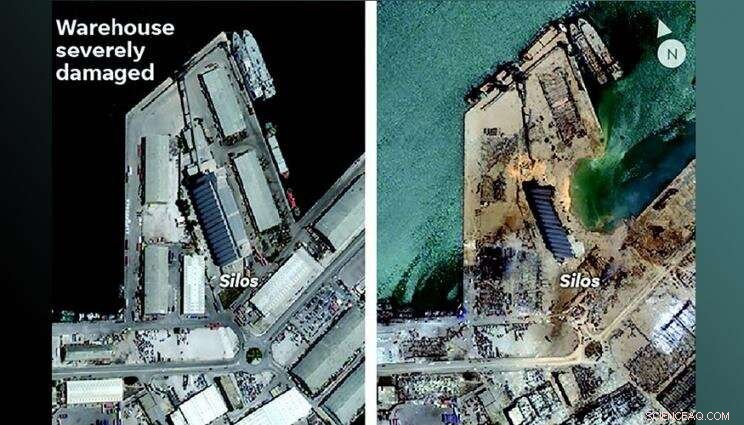 Measuring the Magnitude of the 2020 Beirut Explosion