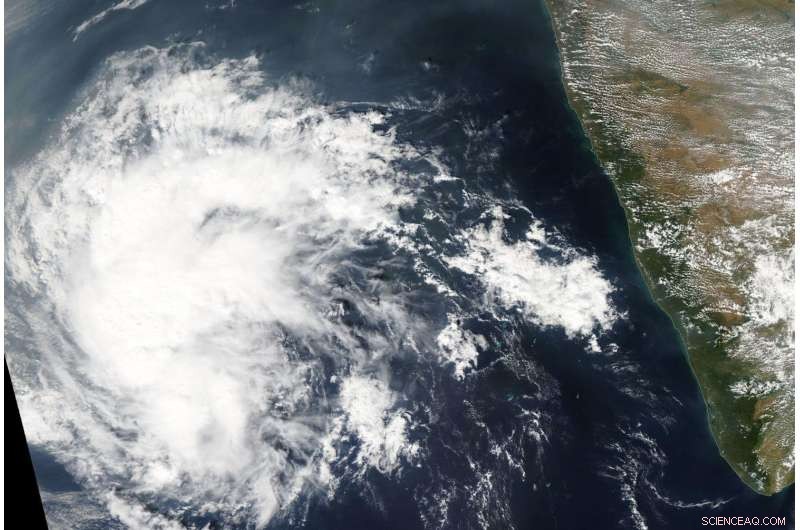 NASA Detects Remaining Strength in Tropical Cyclone Vardah’s Remnants