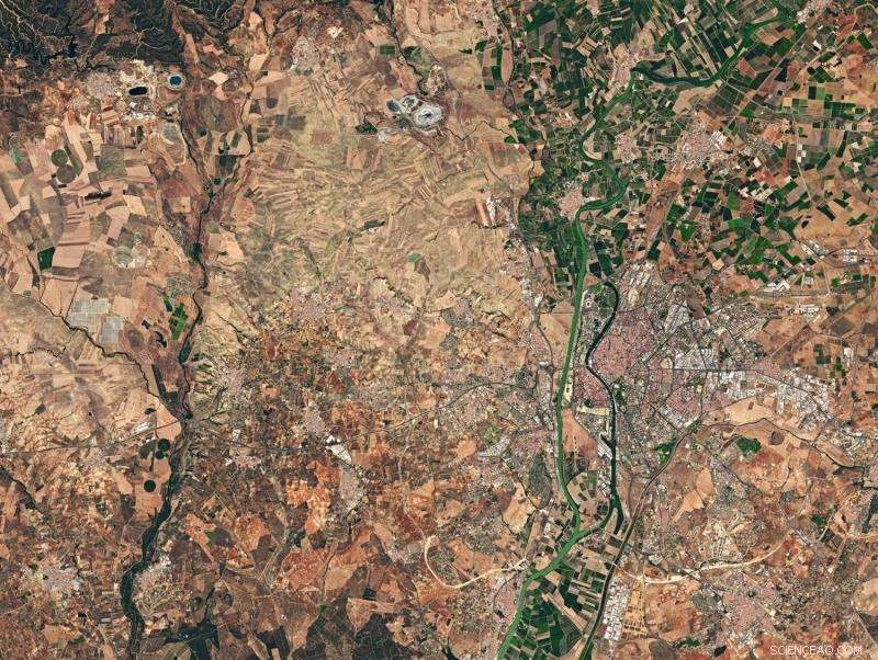 Sentinel-2A Satellite Image of Seville, Spain