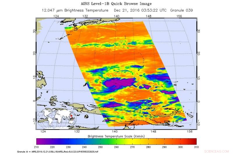 NASA Detects Formation of Tropical Depression 30W in Northwestern Pacific