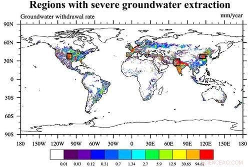 Human Groundwater Extraction Alters Climate Dynamics