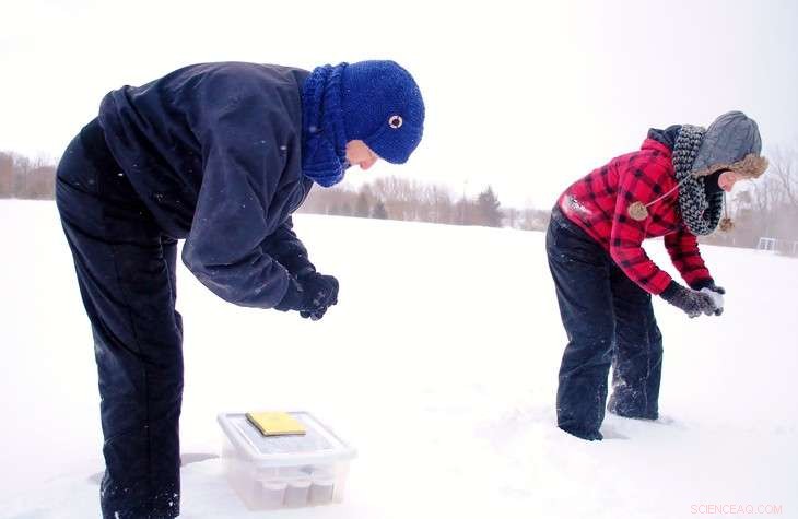 Road Salt Travels from Melting Snow into Streams and Groundwater