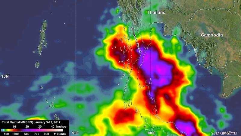 NASA Uncovers Record-Breaking Rainfall in Southern Thailand