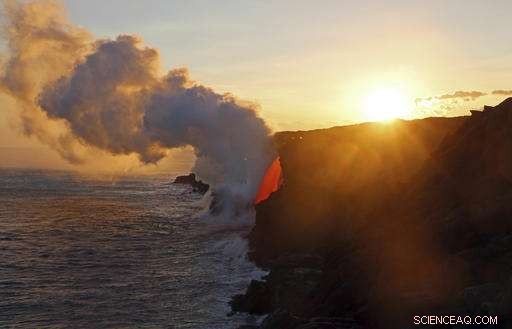 Kilauea Volcano Emits Massive Lava Stream Into Ocean, Hawaii—Updated