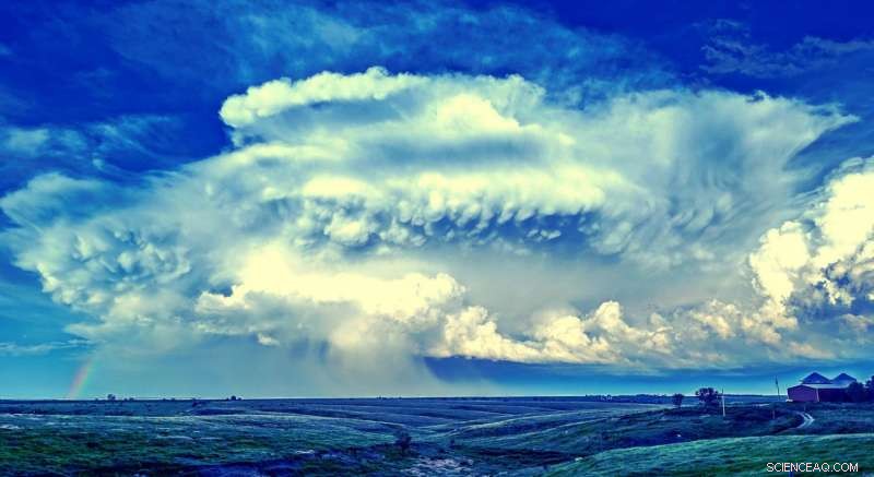 Wider Updrafts in Severe Storms Heighten Risk of Damaging Hail