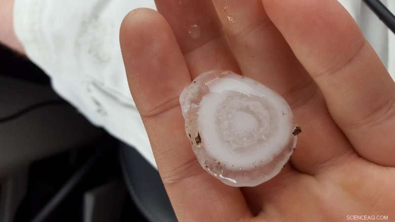 Wider Updrafts in Severe Storms Heighten Risk of Damaging Hail