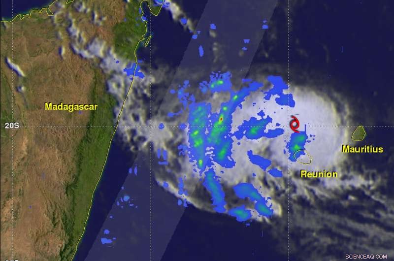 NASA Tracks Tropical Cyclone Carlos Near La Réunion Island
