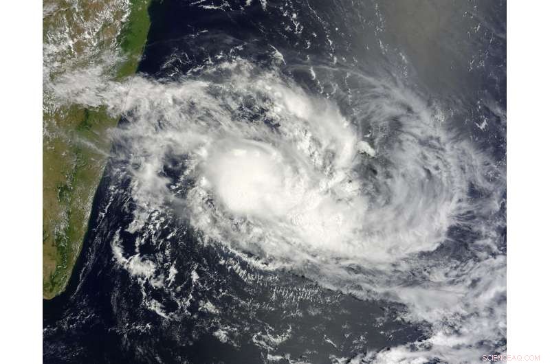 NASA Tracks Tropical Cyclone Carlos Near La Réunion Island
