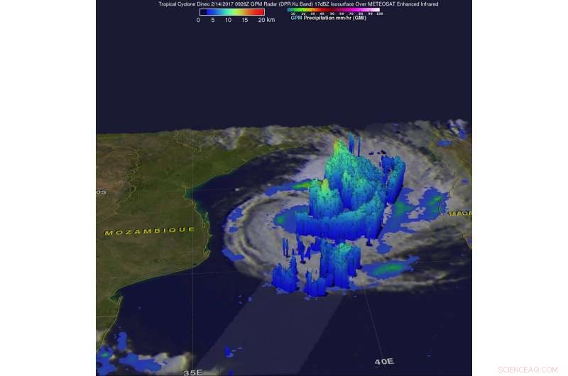 NASA Detects Tropical Cyclone Dineo Near Mozambique Coast