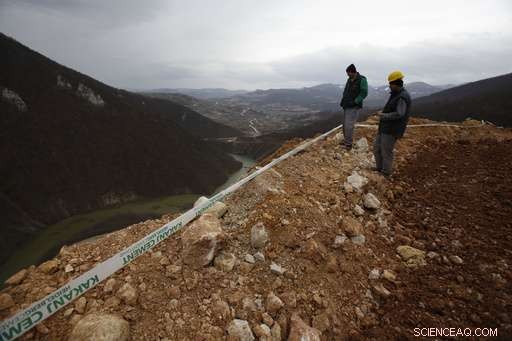 Coal Mine Landslide Creates Lake, Floods Bosnian Highway