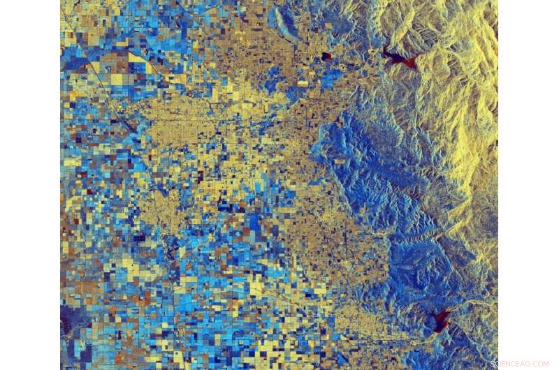 Lake Success, California, Witnesses Heavy Rains: Satellite Image of Reservoir Refill