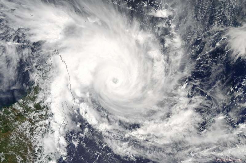 NASA Tracks Intensifying Cyclone Enawo Threatening Madagascar