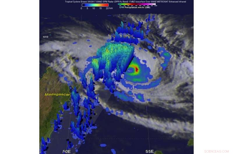 NASA Tracks Intensifying Cyclone Enawo Threatening Madagascar