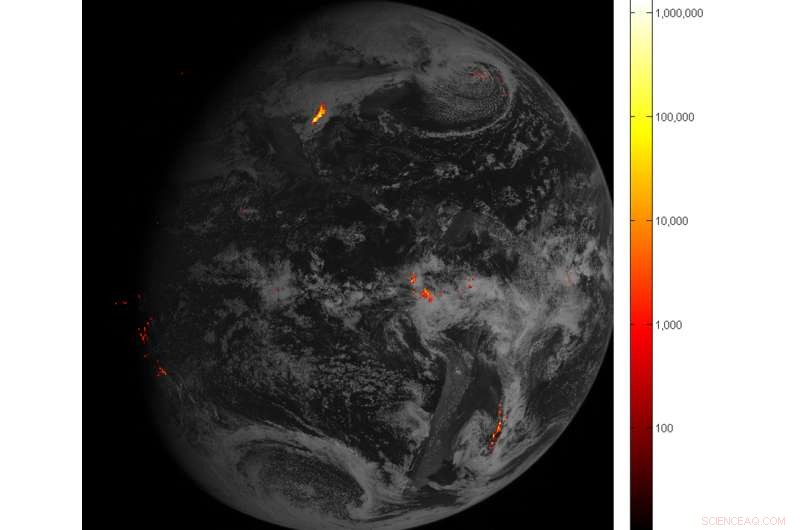First GOES‑16 Lightning Mapper Images Reveal Global Storm Activity