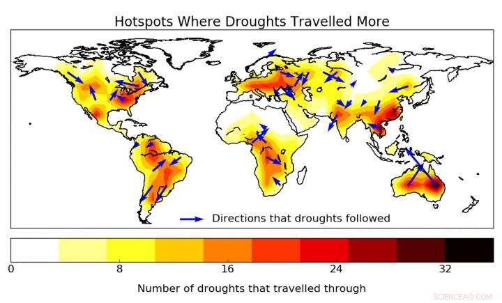 Predicting Global Drought Paths: New Insights from Travel Patterns