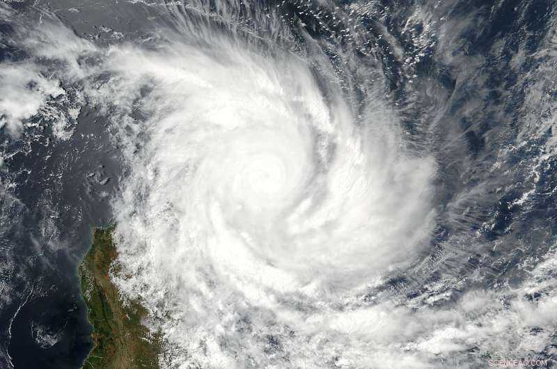 NASA Observes Powerful Tropical Cyclone Enawo Making Landfall in Madagascar