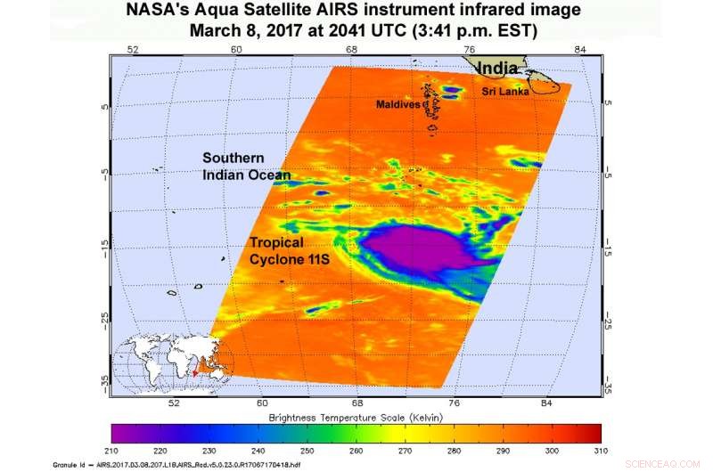 NASA Observes Formation of Tropical Cyclone 11S