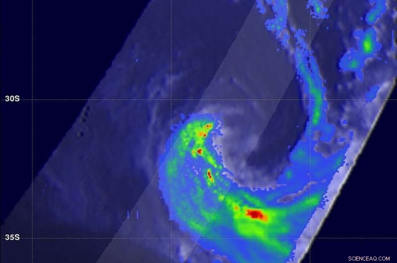 NASA’s GPM Satellite Captures Heavy Rainfall from Former Tropical Cyclone 11S