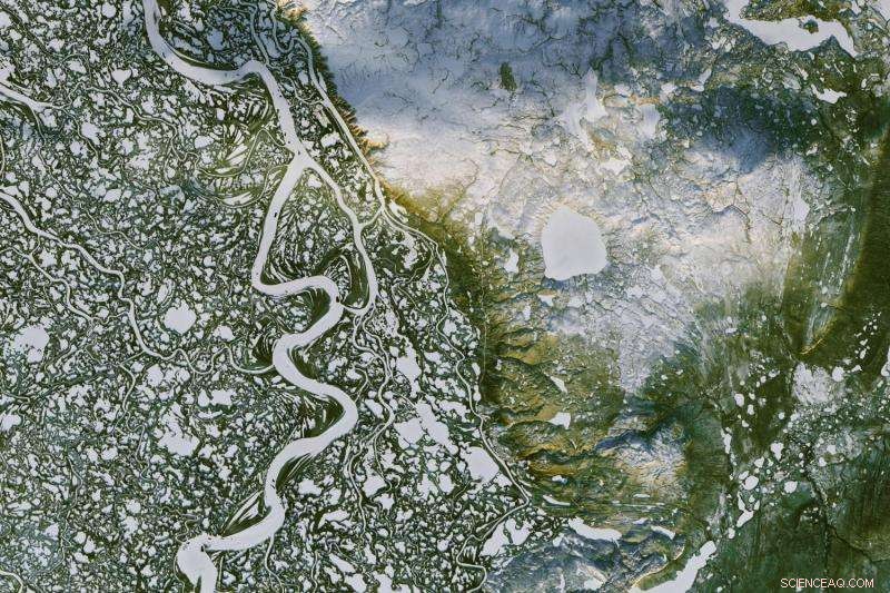 Stunning Landsat 8 Image of Canada s Mackenzie River Delta