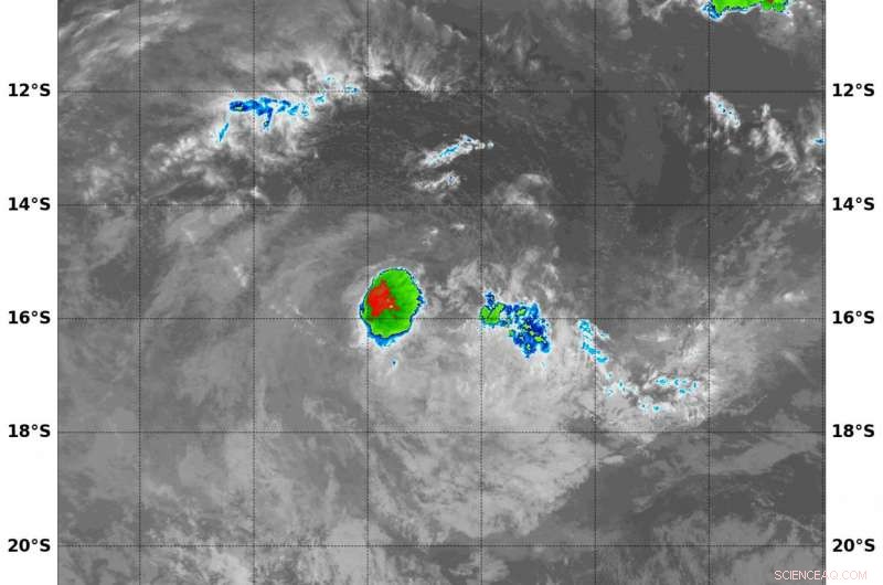 NASA Reports Rapid Decline of Tropical Cyclone Caleb
