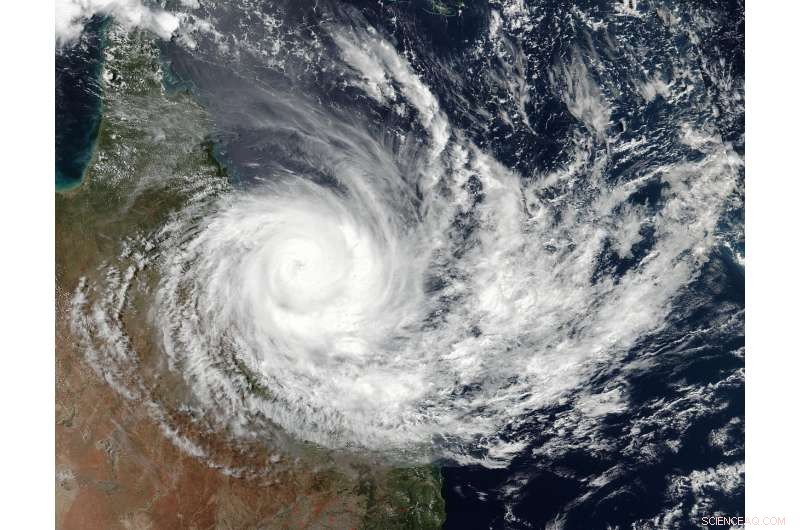 NASA Satellite Images Capture Tropical Cyclone Debbie’s Landfall in Queensland