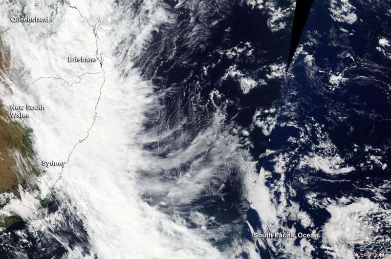 NASA Detects Remnants of Tropical Cyclone Debbie Off Australia s East Coast