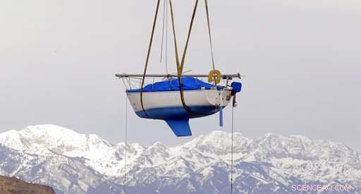 Beached Sailboats Return to Great Salt Lake as Water Levels Rise