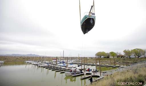 Beached Sailboats Return to Great Salt Lake as Water Levels Rise