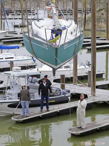 Beached Sailboats Return to Great Salt Lake as Water Levels Rise