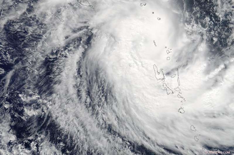 NASA Satellite Captures Tropical Cyclone Donna Over Vanuatu
