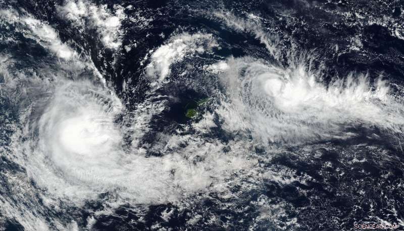 NASA Observes Tropical Cyclones Donna and Ella Bracketing Fiji